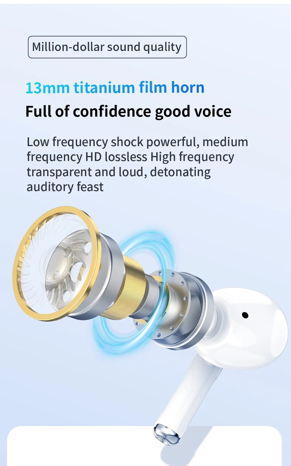 Original Air Pro True Wireless Bluetooth Earphones Headphones HiFi Sound Low Latency Noise Reduction Earbuds for IPhone Android